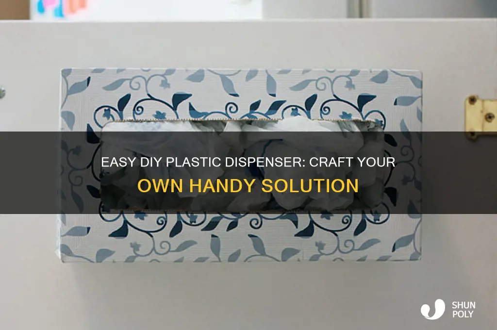how to make diy plastic dispenser