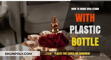 Eco-Friendly Diya Stand: Crafting with Recycled Plastic Bottles