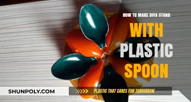 Creative DIY Diya Stand Using Plastic Spoons: Simple Craft Guide