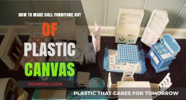 Crafting Mini Masterpieces: DIY Doll Furniture with Plastic Canvas