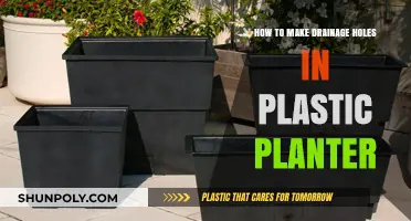Easy DIY Guide: Creating Drainage Holes in Plastic Planters