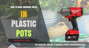Easy DIY Guide: Drilling Drainage Holes in Plastic Pots