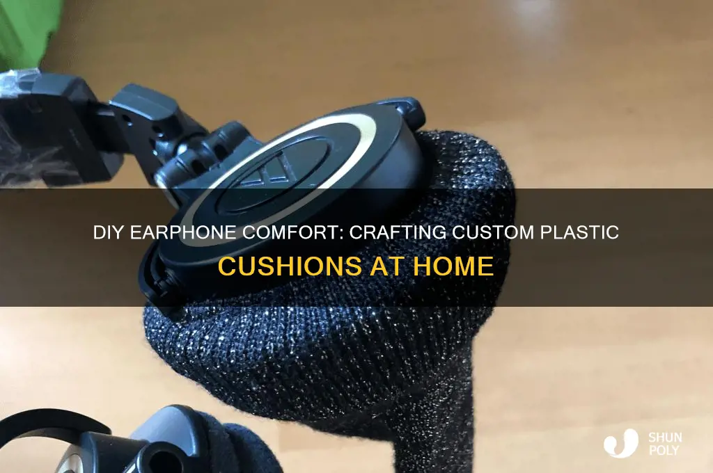 how to make earphone plastic cushions