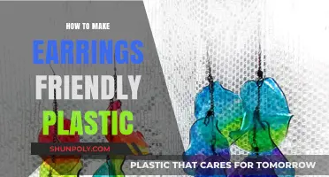 Crafting Eco-Friendly Plastic Earrings: A Simple DIY Guide