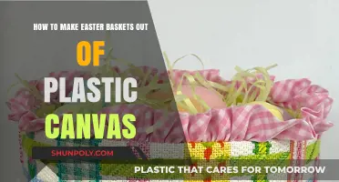 Crafting Easter Joy: DIY Plastic Canvas Basket Tutorial