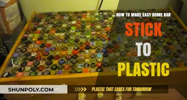 Simple DIY Tips: Making Your Home Bar Stick to Plastic Surfaces