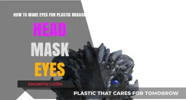 Crafting Realistic Eyes for Your Plastic Dragon Head Mask