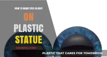 Enhance Your Plastic Statue's Eyes with a Glossy Finish