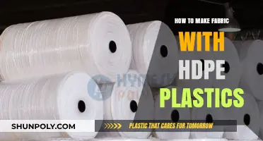 Transforming HDPE Plastics into Durable Fabric: A Step-by-Step Guide