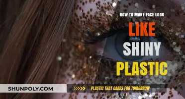 Achieve a Shiny Plastic Look: Easy Face Makeup Tutorial