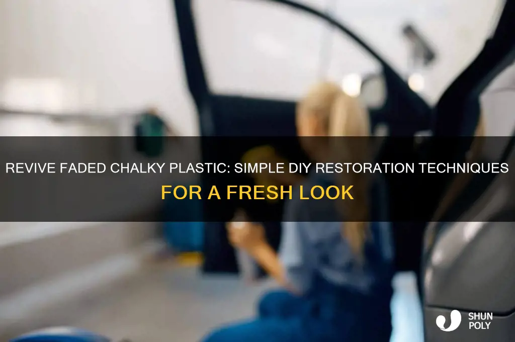 how to make faded chalky plastic look new