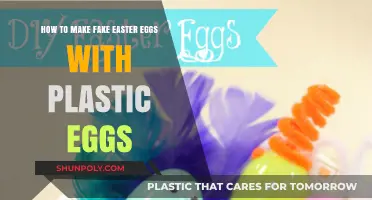 Crafting Fake Easter Eggs: Easy DIY with Plastic Eggs
