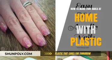 DIY Fake Nails: Easy Plastic Nail Hack at Home