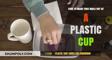 DIY Fake Nails: Creative Plastic Cup Hack for Easy Manicure