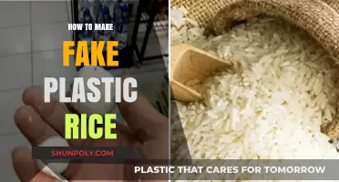Crafting Fake Plastic Rice: A Step-by-Step Guide to Synthetic Grains