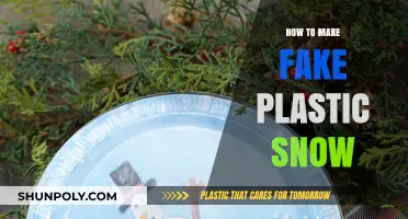 DIY Fake Plastic Snow: Easy Crafting Guide for Realistic Winter Effects