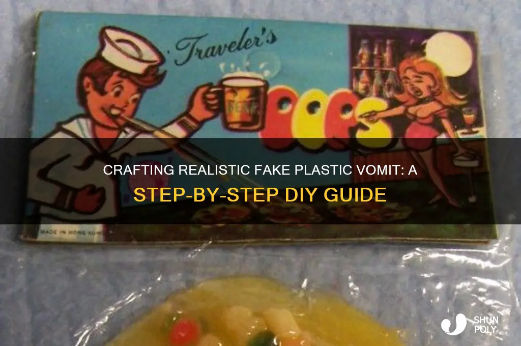 how to make fake plastic vomit