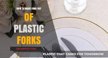 Creative DIY: Crafting Unique Plastic Fork Fans in Simple Steps