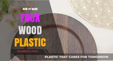 Crafting Faux Wood Plastic: Easy DIY Techniques for Realistic Results