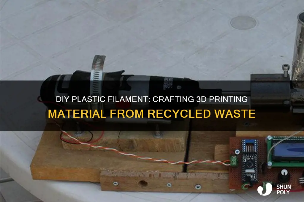 how to make filament from plastic