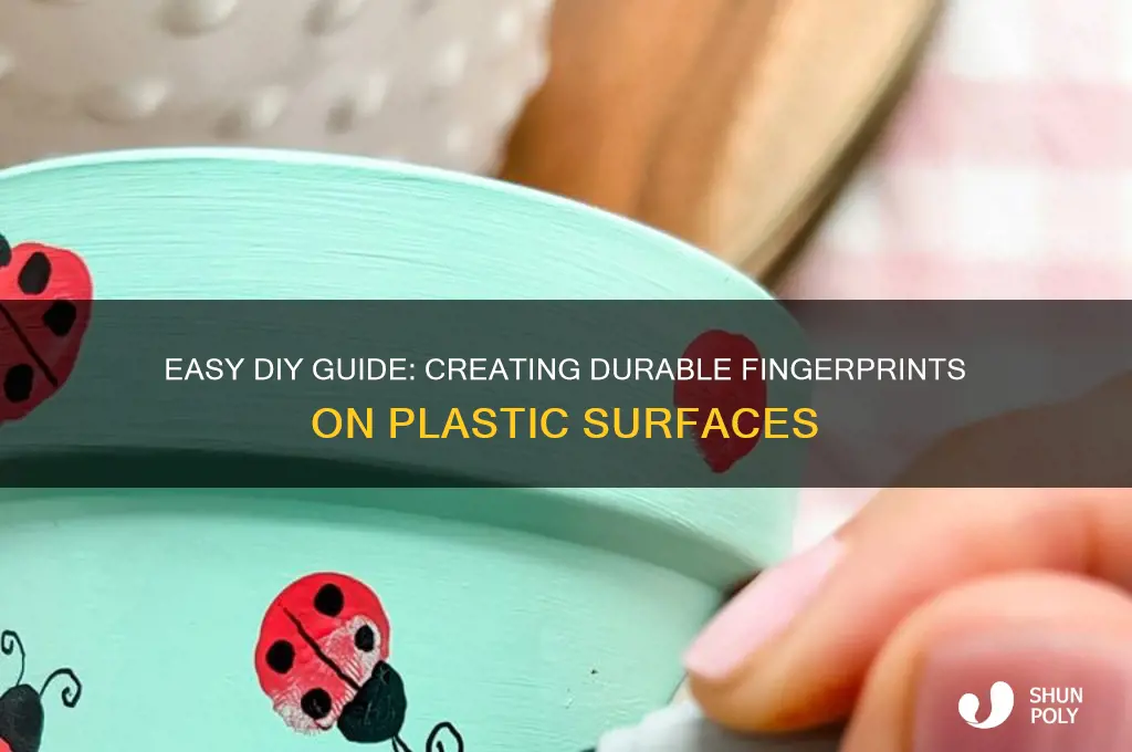 how to make fingerprint on plastic