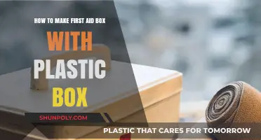 DIY First Aid Box: Transforming a Plastic Container for Emergencies