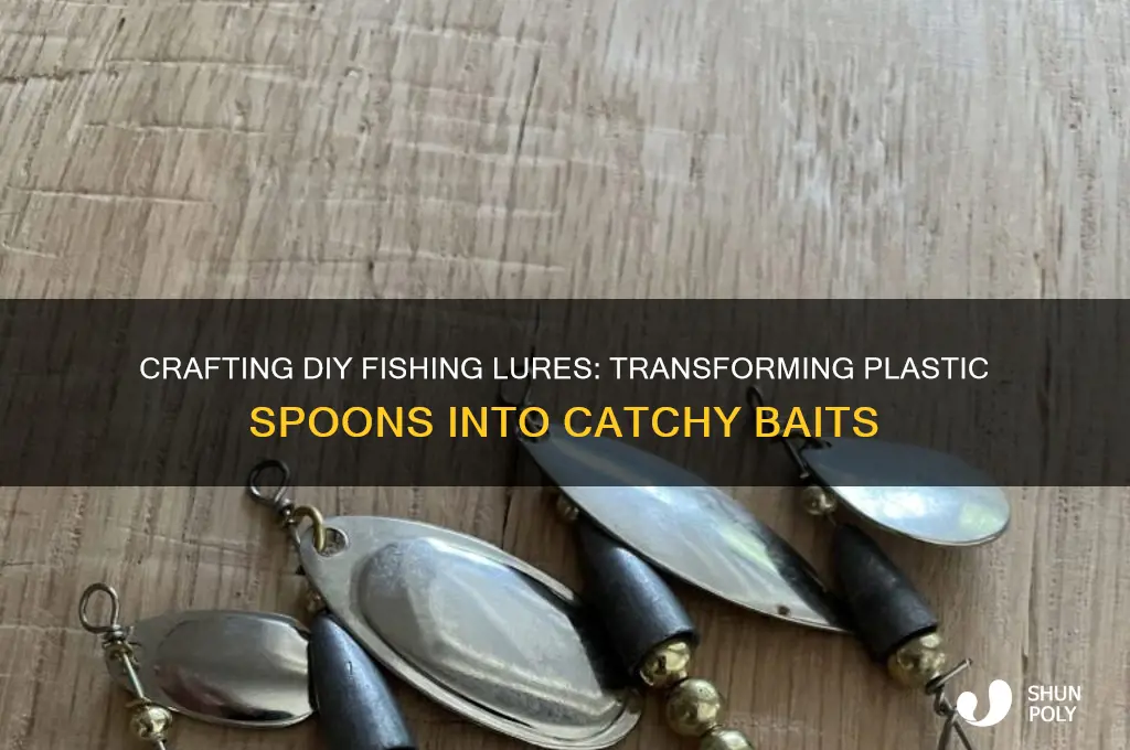 how to make fishing lures out of plastic spoons