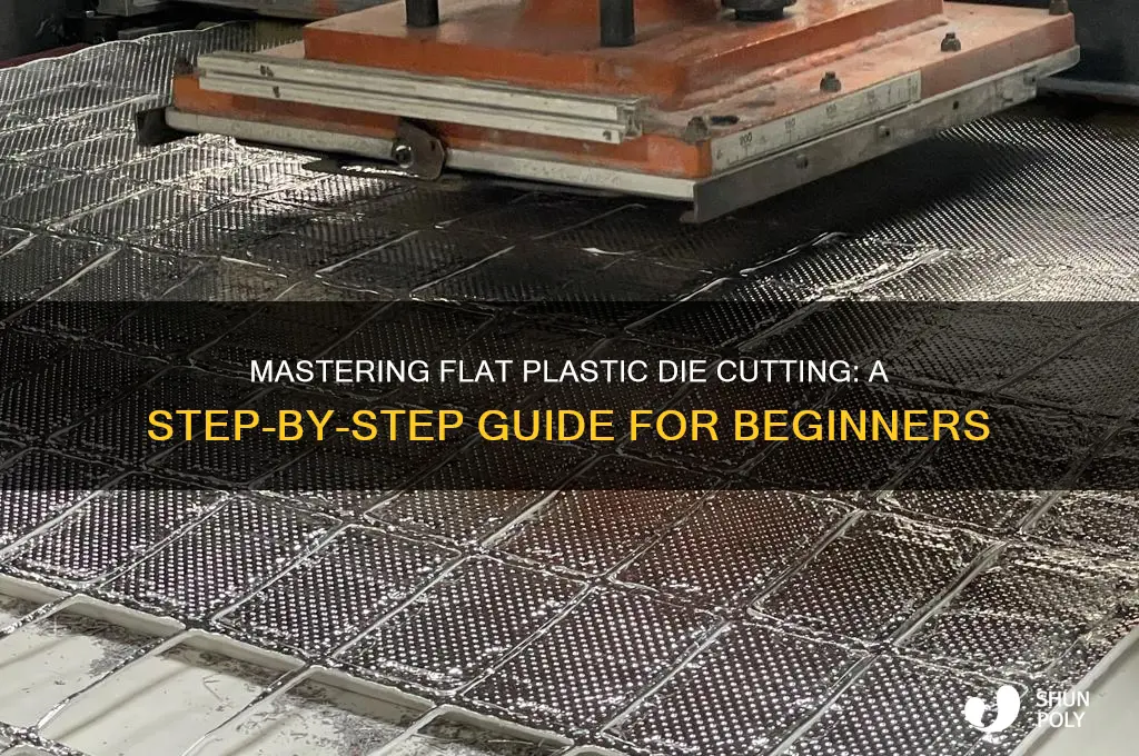 how to make flat plastic dye cut