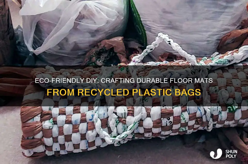 how to make floor mats from plastic bags