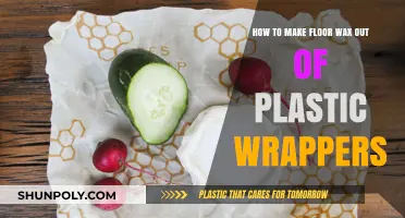 Eco-Friendly DIY: Crafting Floor Wax from Plastic Wrappers