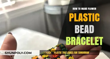 Crafting Vibrant Flower Plastic Bead Bracelets: A Simple DIY Guide