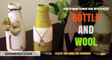 DIY Wool-Wrapped Plastic Bottle Vase: Creative Upcycling Tutorial