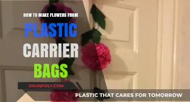Creative Upcycling: Crafting Beautiful Flowers from Plastic Carrier Bags