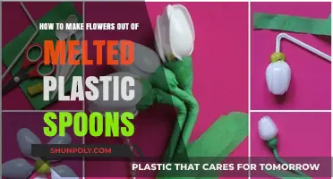 Crafting Delicate Plastic Spoon Flowers: A Creative Recycling Guide