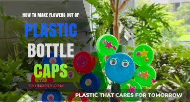 Creative Recycling: Crafting Beautiful Flowers from Plastic Bottle Caps