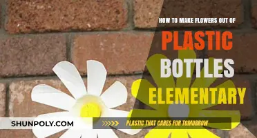 Creative Recycling: Crafting Beautiful Flowers from Plastic Bottles for Kids