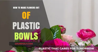 Creative DIY: Crafting Beautiful Flowers from Plastic Bowls Easily