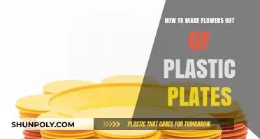 Creative DIY: Crafting Beautiful Flowers from Plastic Plates Easily