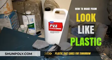 Transforming Foam into Plastic: Easy Techniques for a Realistic Finish