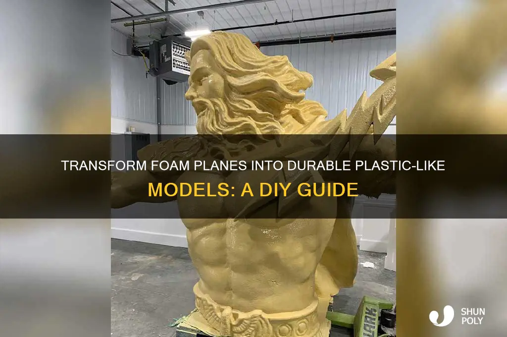 how to make foam planes as hard as plastic