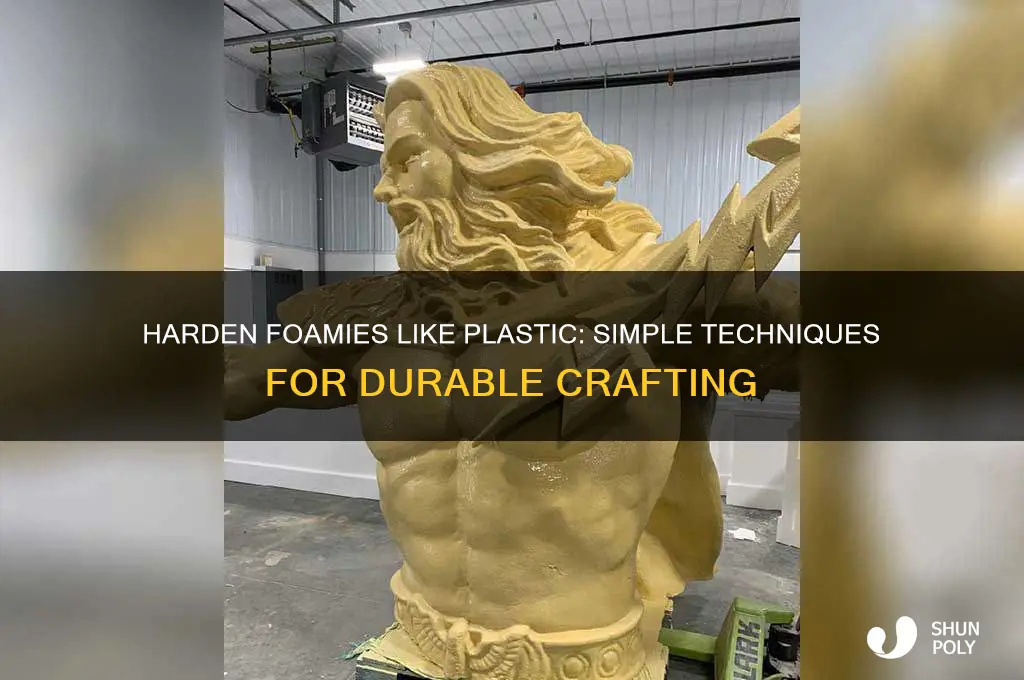 how to make foamies as hard as plastic