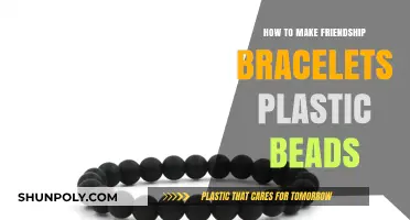 Crafting Colorful Plastic Bead Friendship Bracelets: A Fun DIY Guide