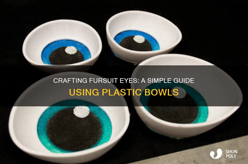 how to make fursuit eyes with plastic bowls