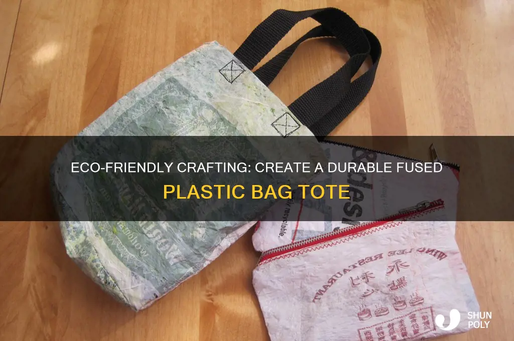 how to make fused plastic bag tote