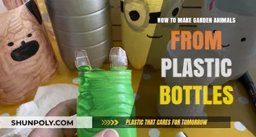 Creative Recycling: Crafting Adorable Garden Animals from Plastic Bottles