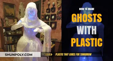 Crafting Spooky Ghosts: Easy DIY with Plastic Materials