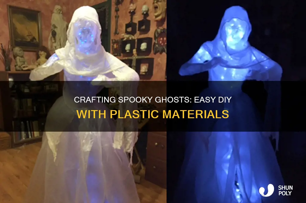 how to make ghosts with plastic