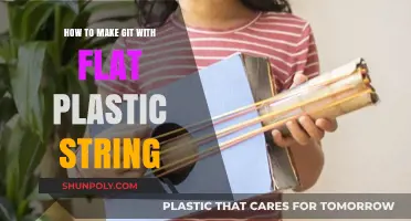 Crafting a DIY Git Instrument with Flat Plastic String: A Guide