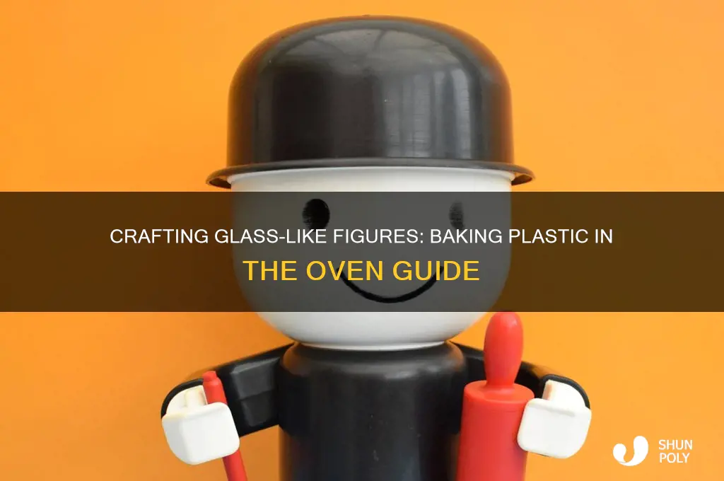 how to make glass figures by baking plastic in oven