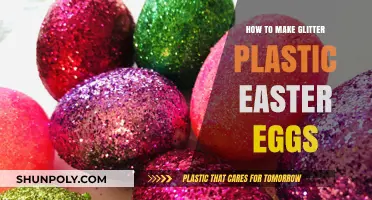 DIY Sparkly Easter Eggs: Crafting Glitter Plastic Eggs Easily